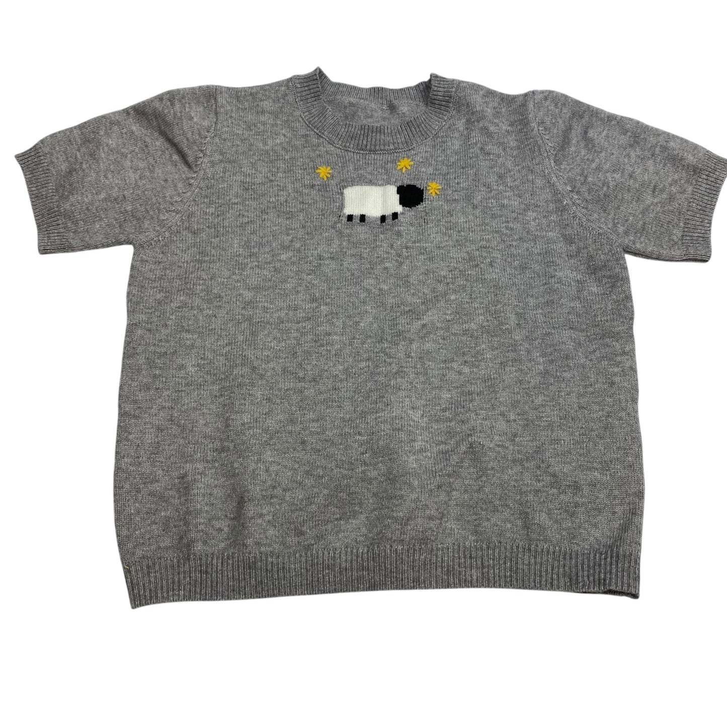 Sweater Short Sleeve By Dazy In Grey, Size: Xl