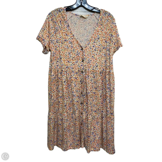 Dress Casual Short By Ninexis In Orange, Size: M