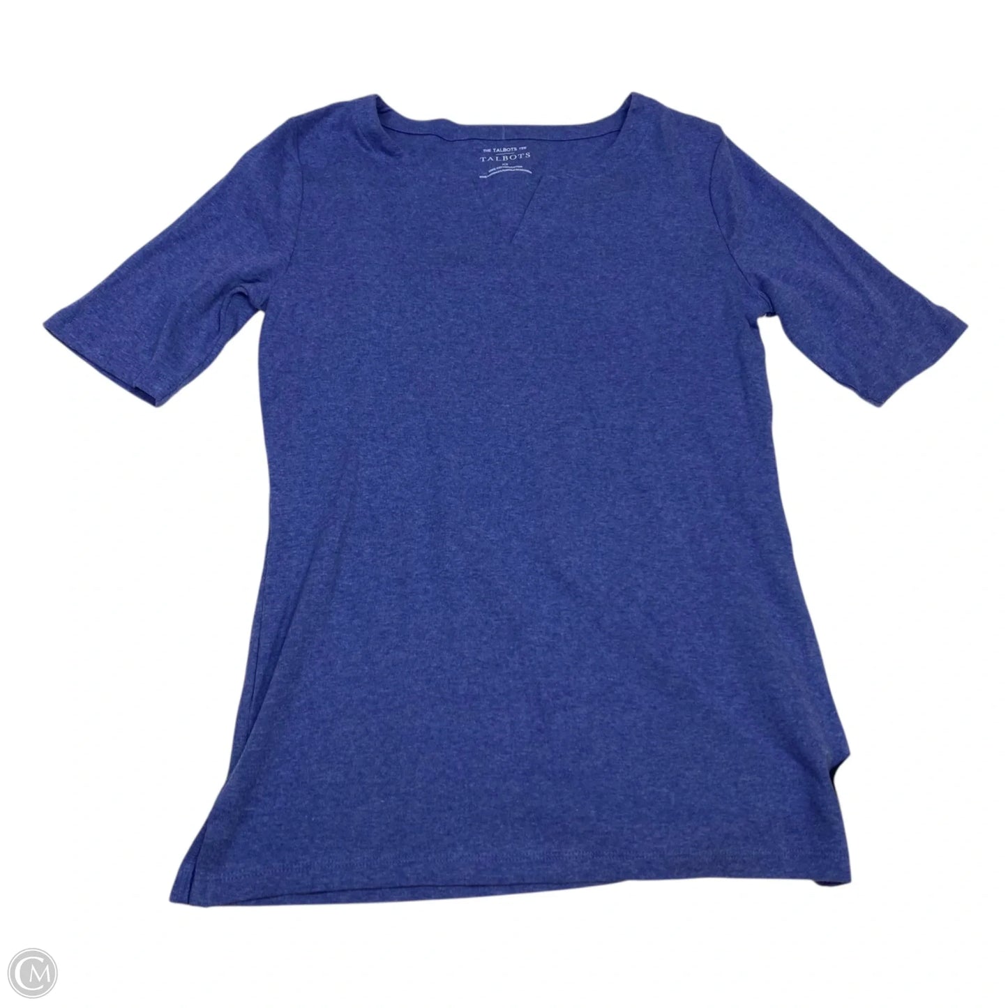 Top Short Sleeve By Talbots In Blue, Size: Xs