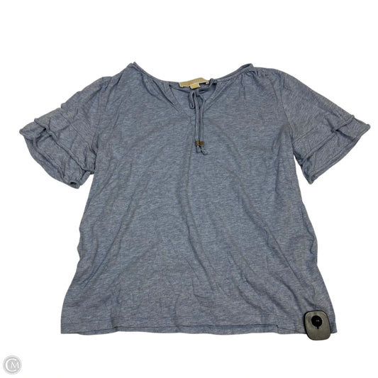 Top Short Sleeve By Michael By Michael Kors In Blue, Size: S
