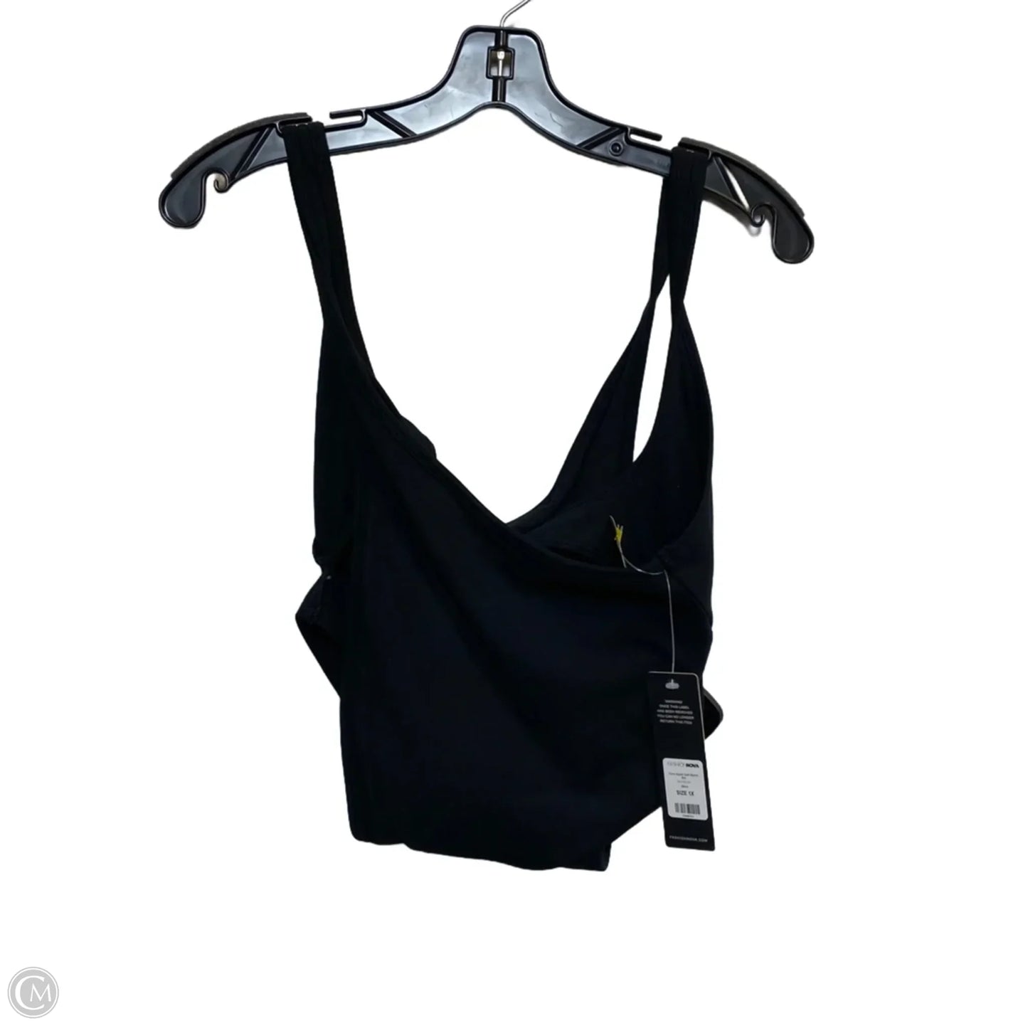 Athletic Bra By Fashion Nova In Black, Size: 1x