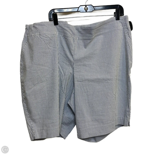 Shorts By Eliane Rose In Blue & White, Size: 22