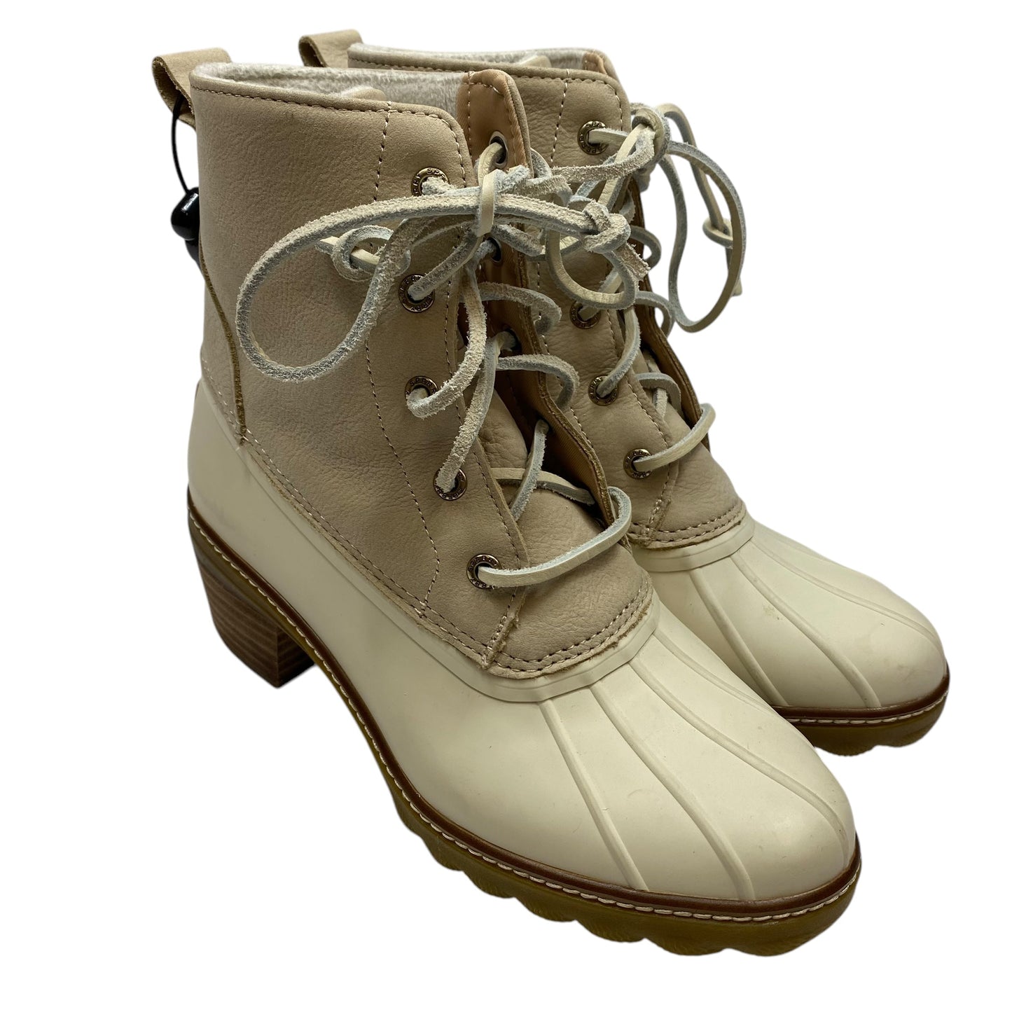 Boots Rain By Sperry In Cream, Size: 8