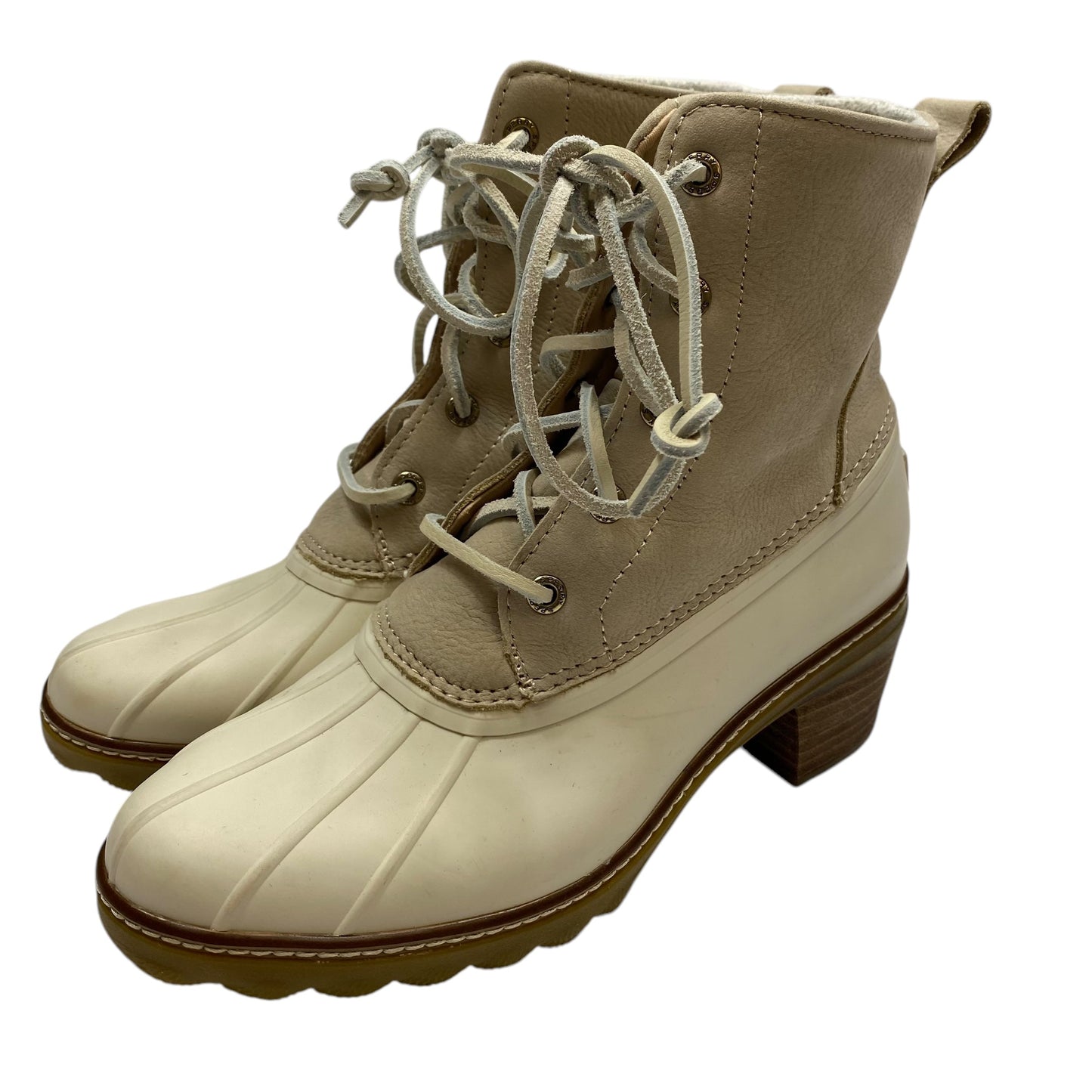 Boots Rain By Sperry In Cream, Size: 8