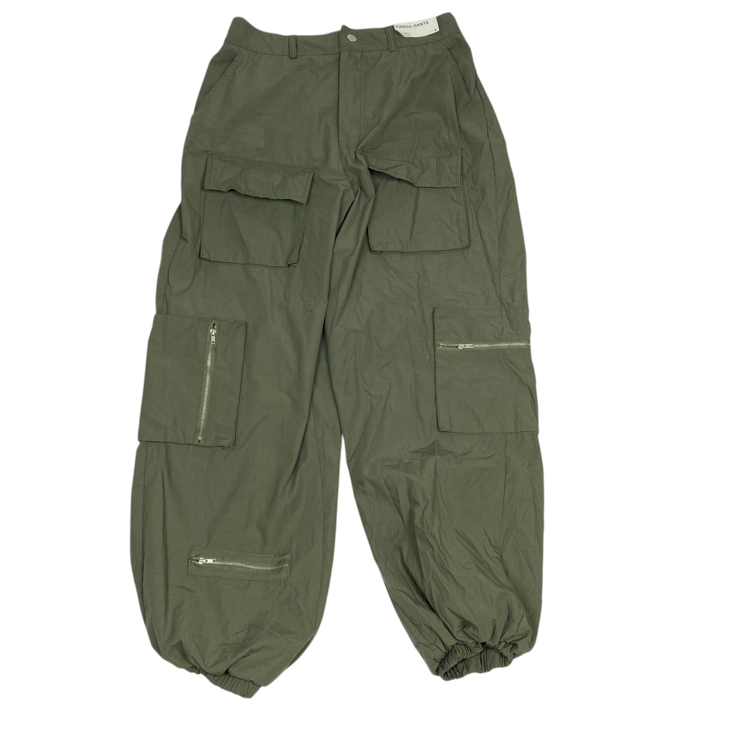 Pants Cargo & Utility By Faded Rose In Green, Size: L