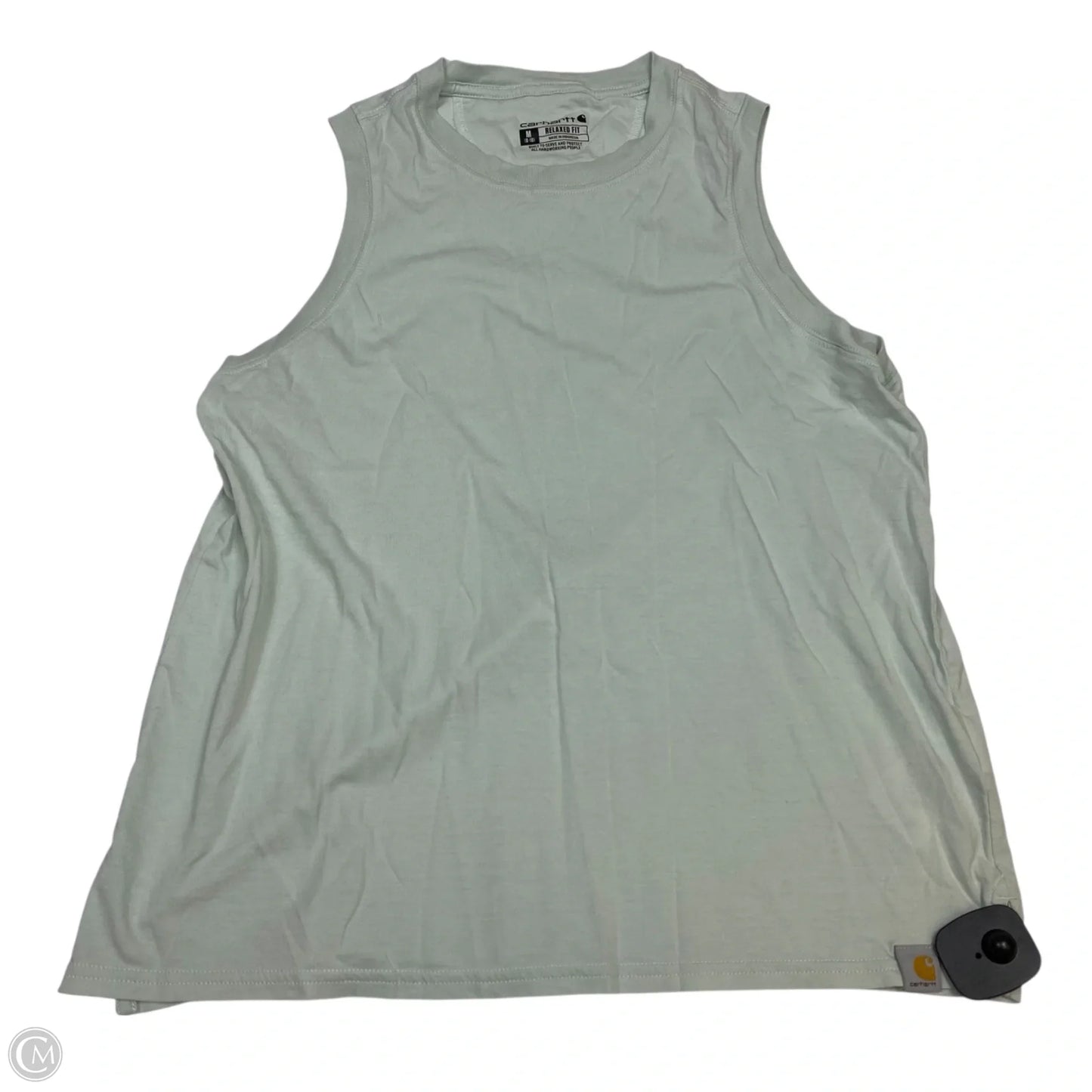 Top Sleeveless By Carhartt In Green, Size: M