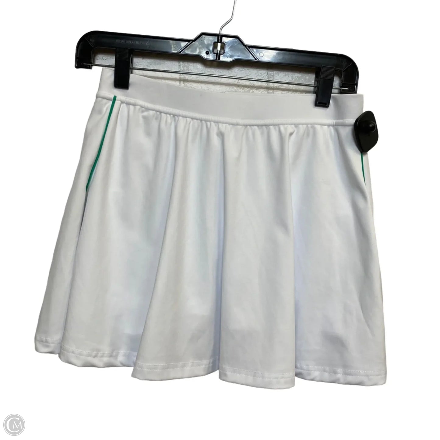 Athletic Skort By Yogalicious In Green & White, Size: S