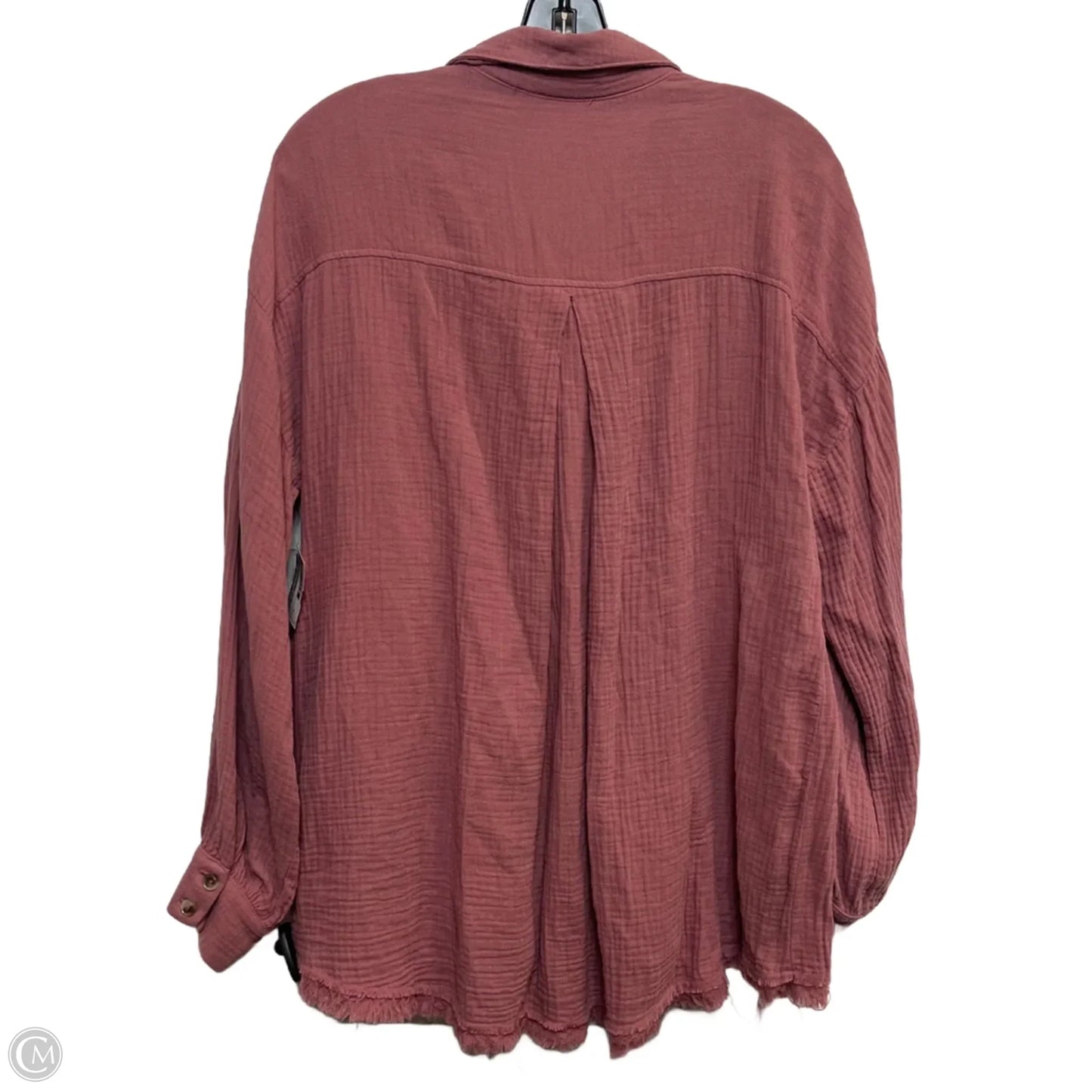 Top Long Sleeve By Ces Femme In Pink, Size: S