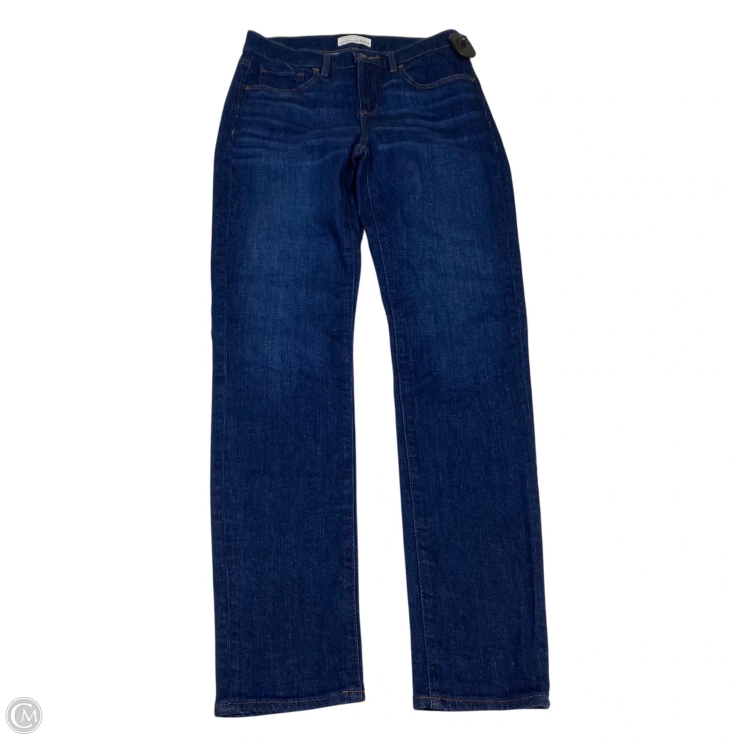 Jeans Skinny By Loft In Blue Denim, Size: 0