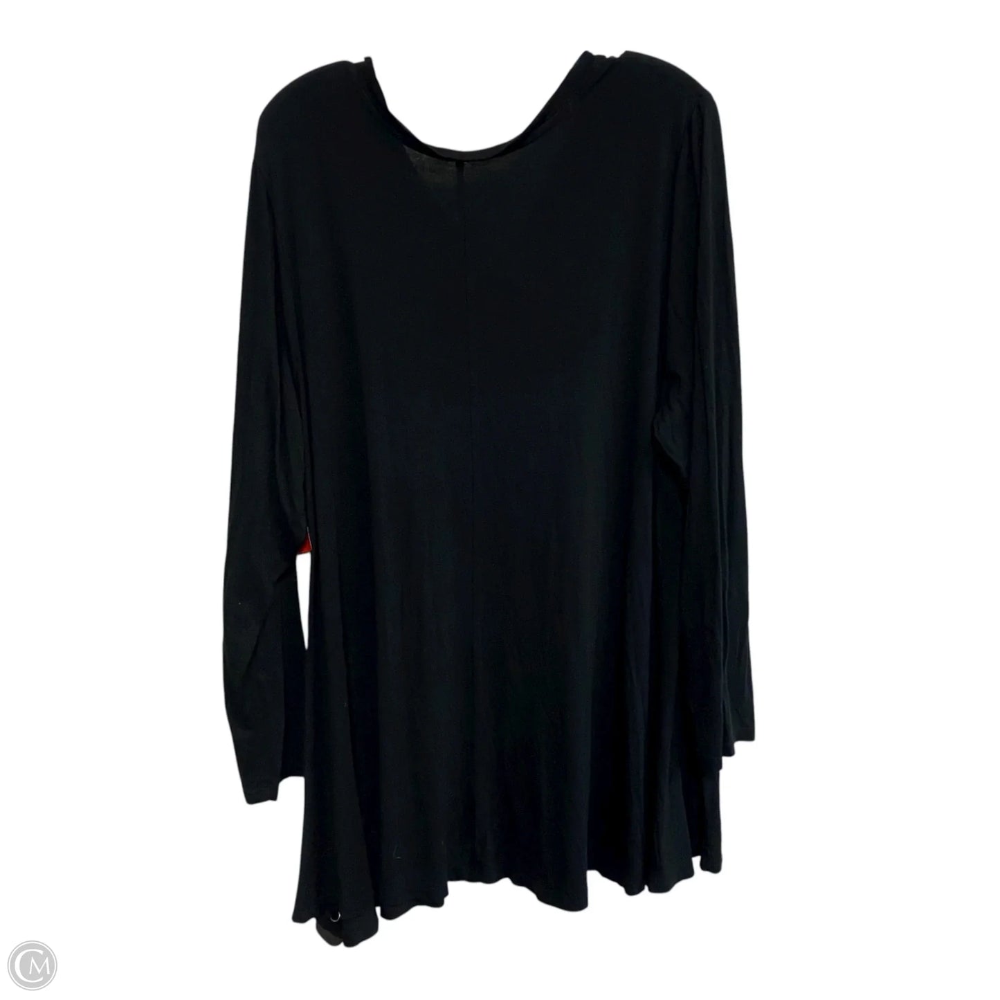 Top Long Sleeve By Lane Bryant In Black, Size: 3x