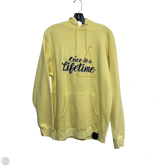 Sweatshirt Hoodie By Independent Trading Post In Yellow, Size: M