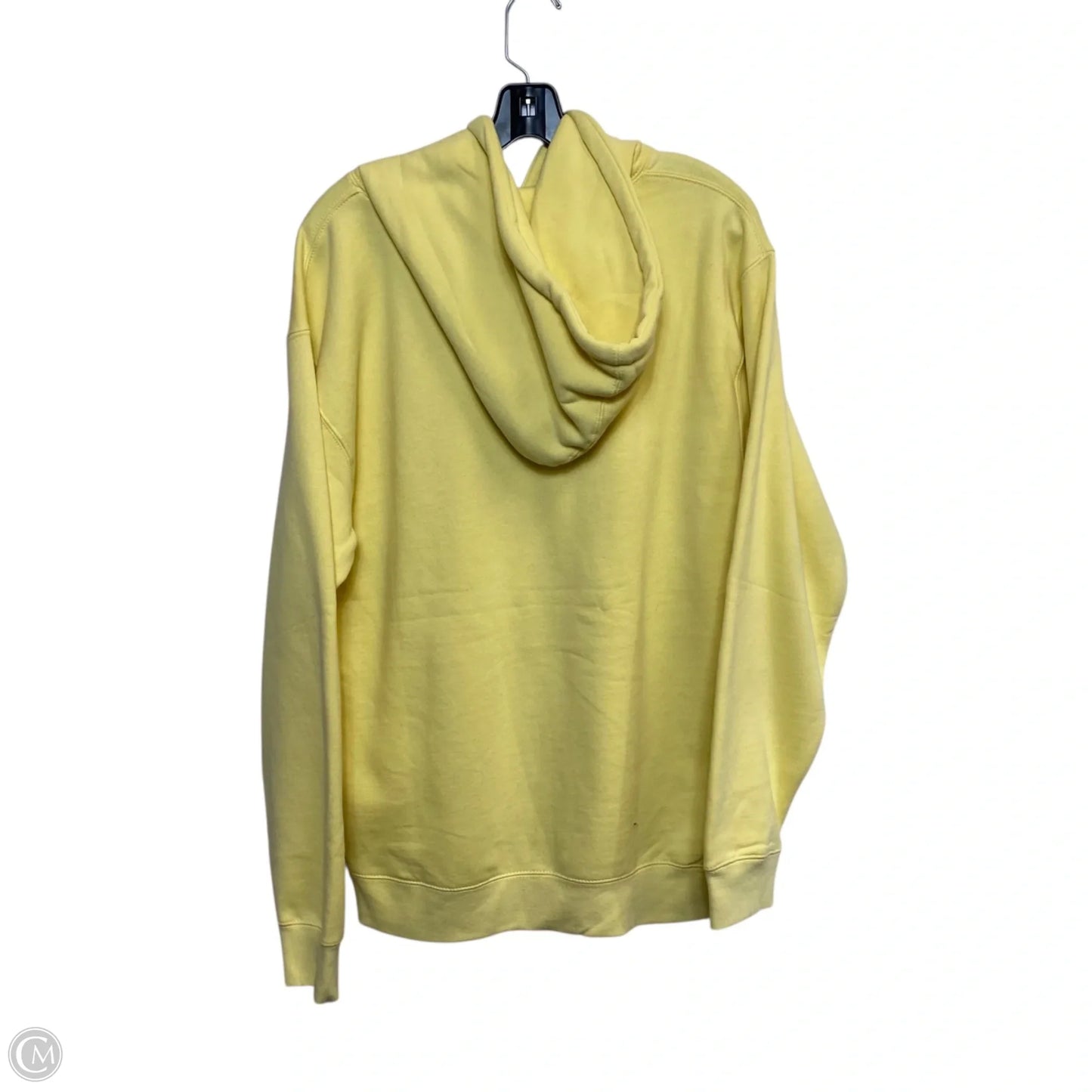 Sweatshirt Hoodie By Independent Trading Post In Yellow, Size: M