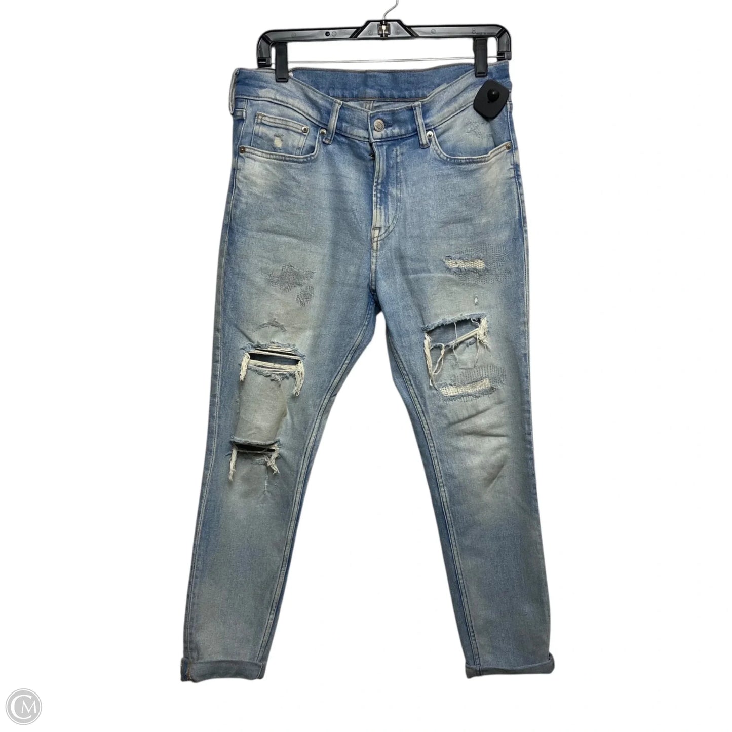 Jeans Skinny By & Denim In Blue Denim, Size: 14