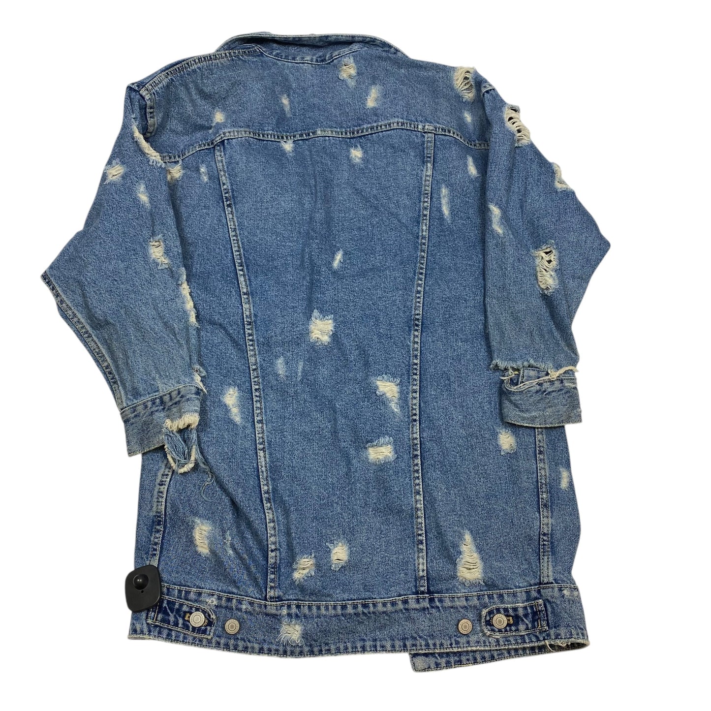 Jacket Denim By Zara In Blue Denim, Size: M