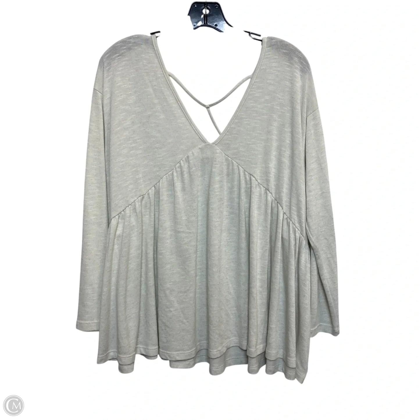 Top Long Sleeve By Altard State In Cream, Size: M