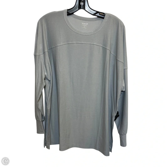 Athletic Top Long Sleeve Crewneck By Old School In Blue & Brown, Size: M