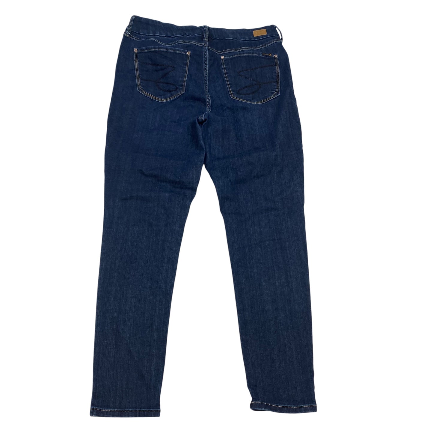 Jeans Skinny By Seven 7 In Blue Denim, Size: 14