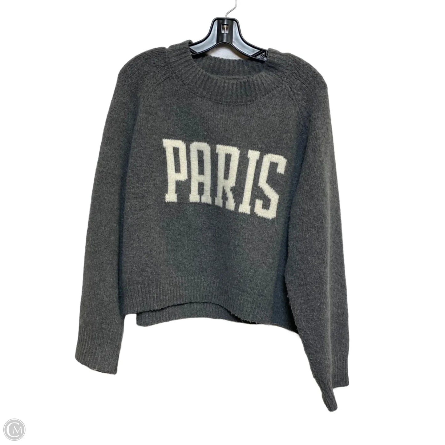 Sweater By Miou Muse In Grey, Size: L