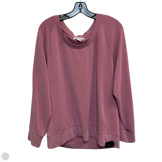 Athletic Sweatshirt Crewneck By Athleta In Pink, Size: Xl