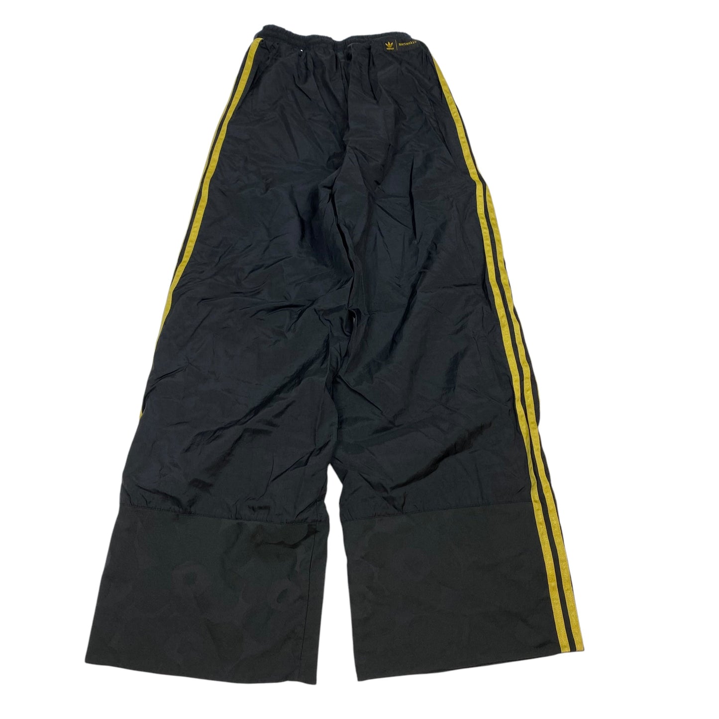 Athletic Pants By Adidas In Black & Gold, Size: S