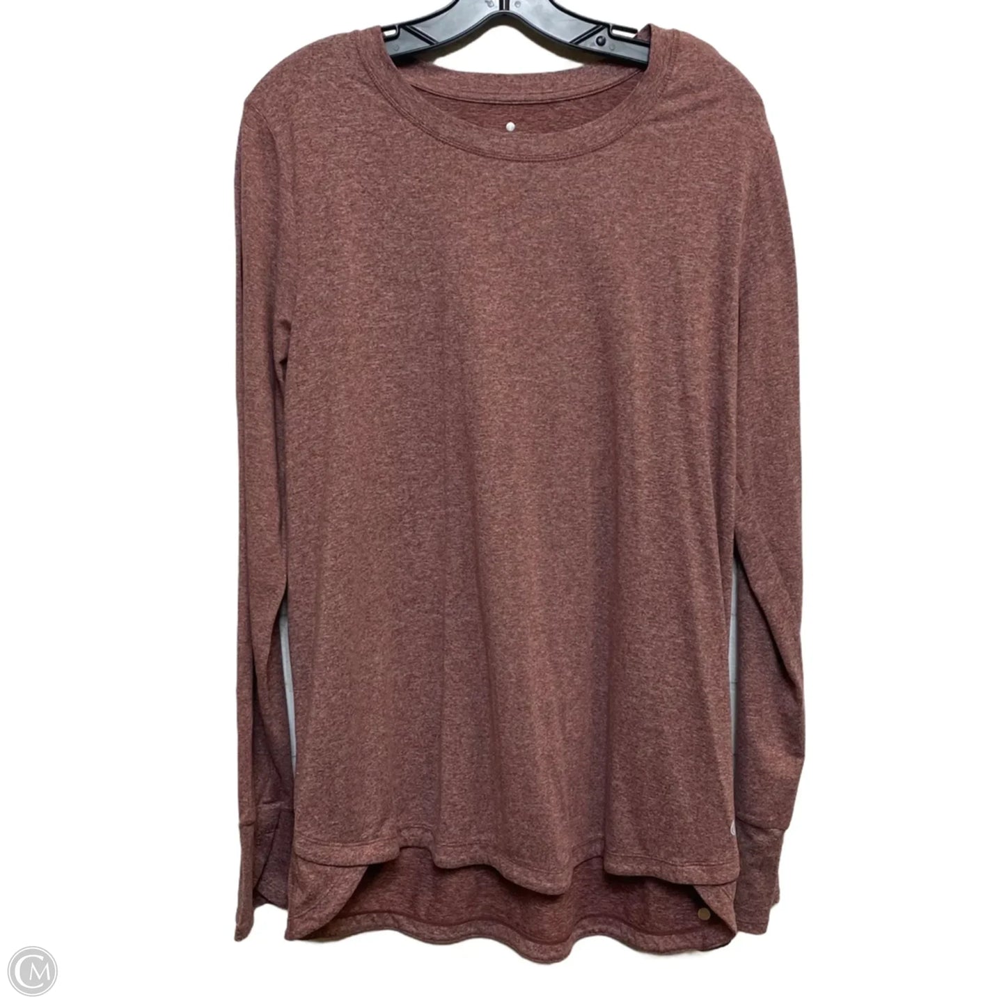 Athletic Top Long Sleeve Crewneck By Apana In Red, Size: Xl