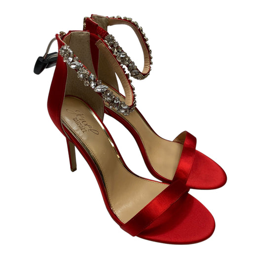 Shoes Designer By Badgley Mischka In Red, Size: 10