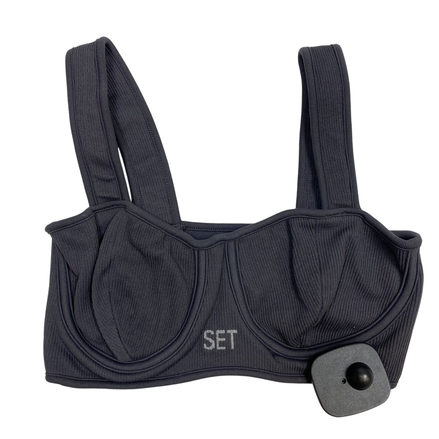 Athletic Bra By Set Active In Grey, Size: Xs