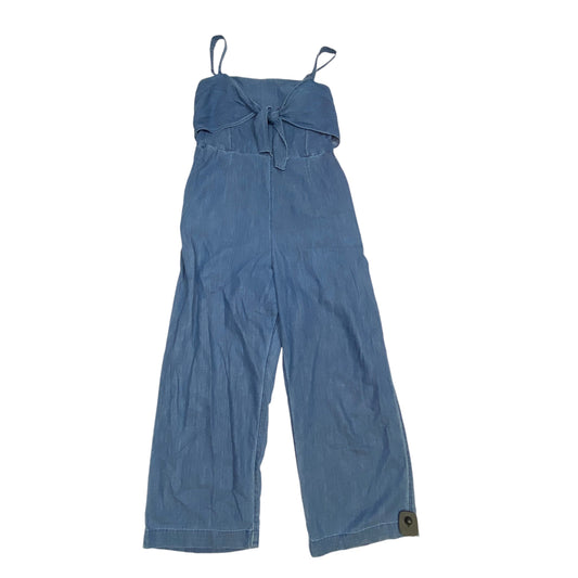 Jumpsuit By Abercrombie And Fitch In Blue Denim, Size: Xl