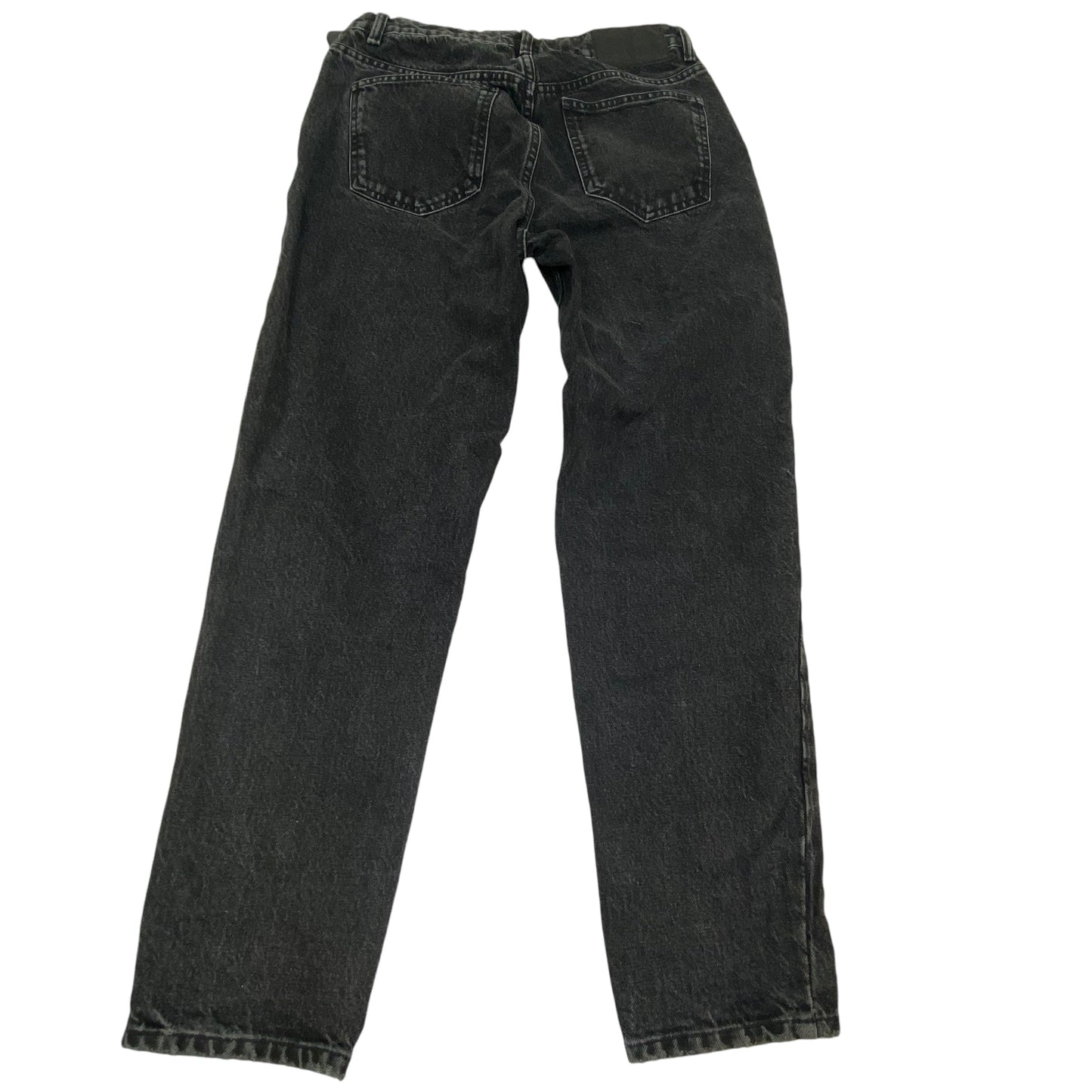 Jeans Straight By Zara In Black Denim, Size: 6