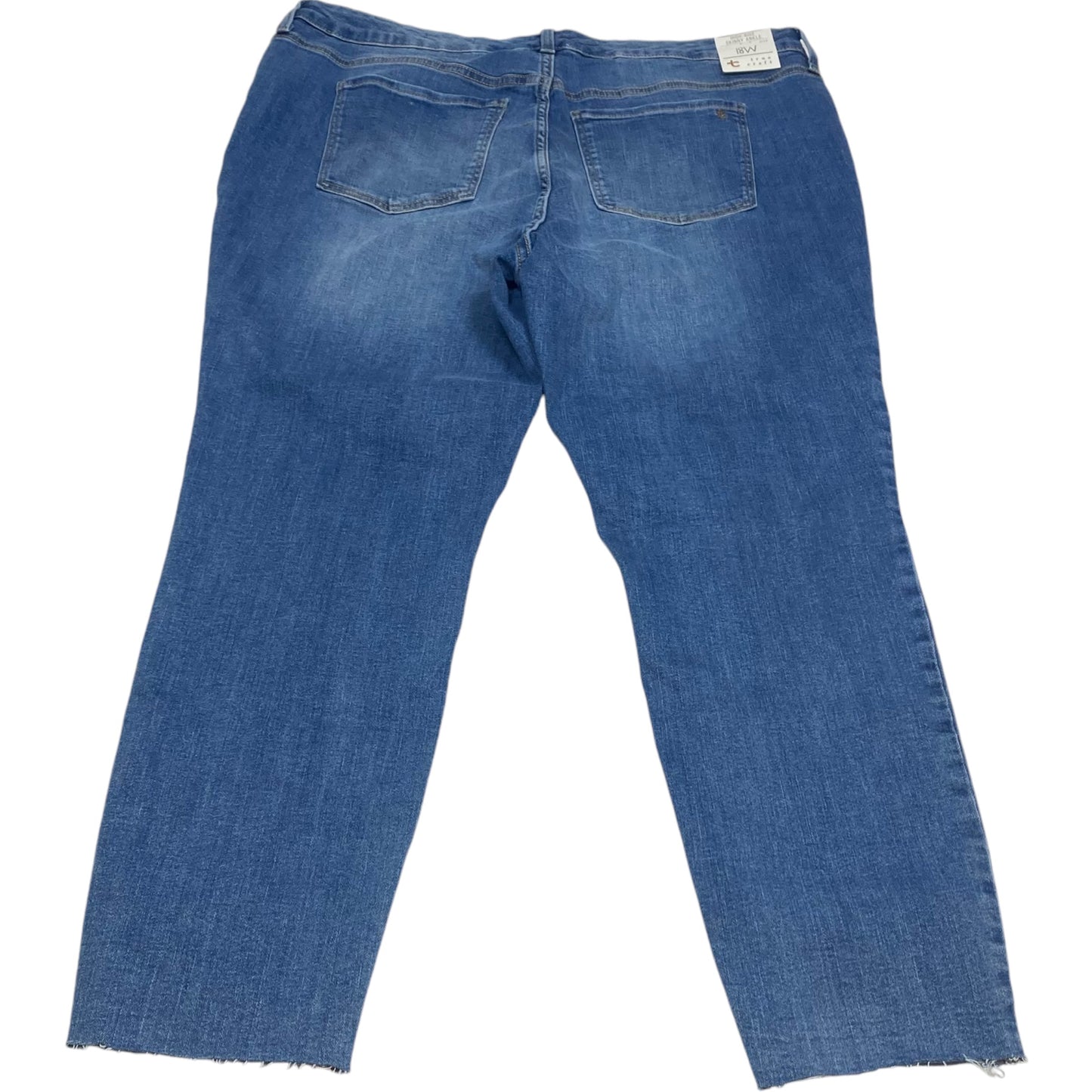 Jeans Skinny By True Craft In Blue Denim, Size: 18w