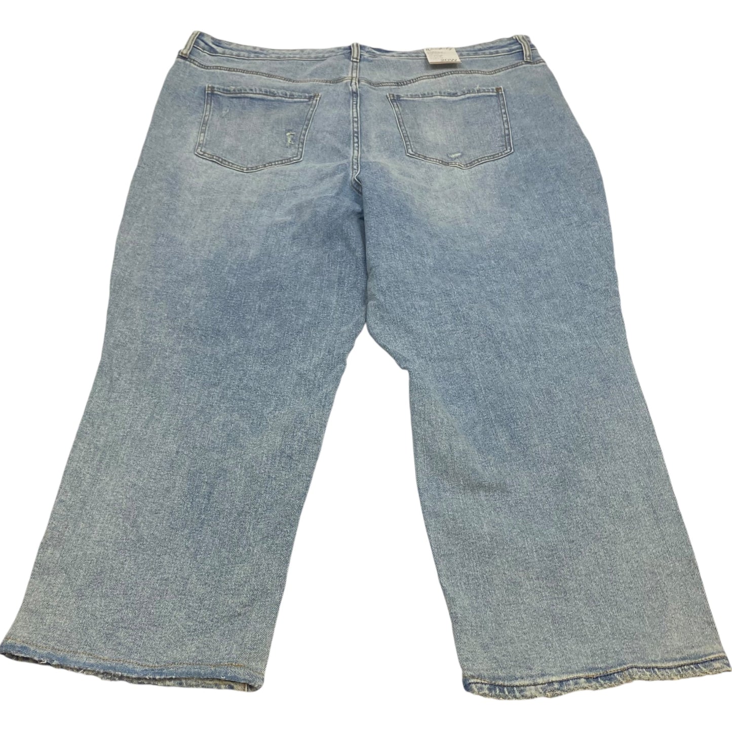 Jeans Straight By Wonderly In Blue Denim, Size: 20w