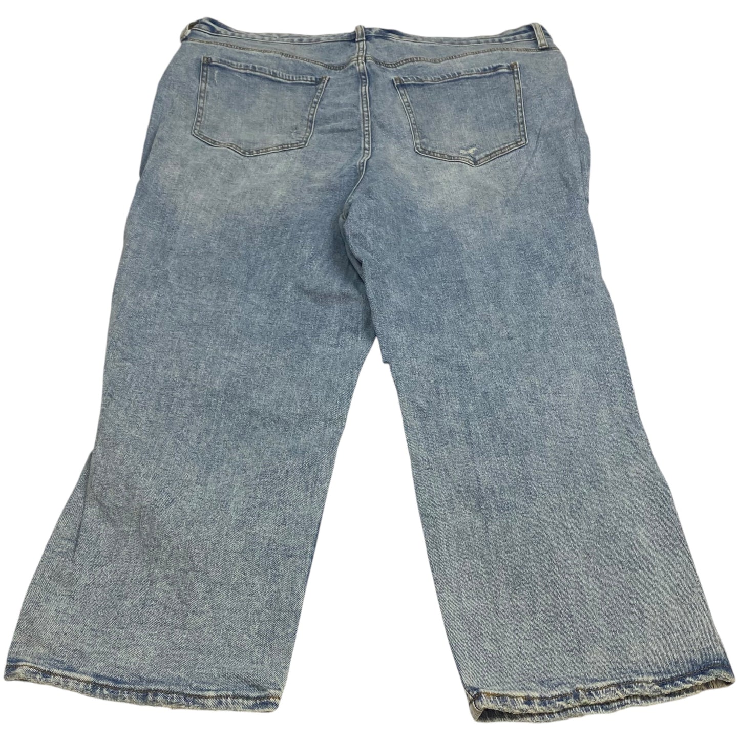 Jeans Straight By Wonderly In Blue Denim, Size: 20w