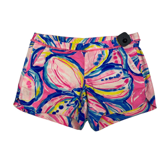 Shorts Designer By Lilly Pulitzer In Blue & Pink, Size: 2