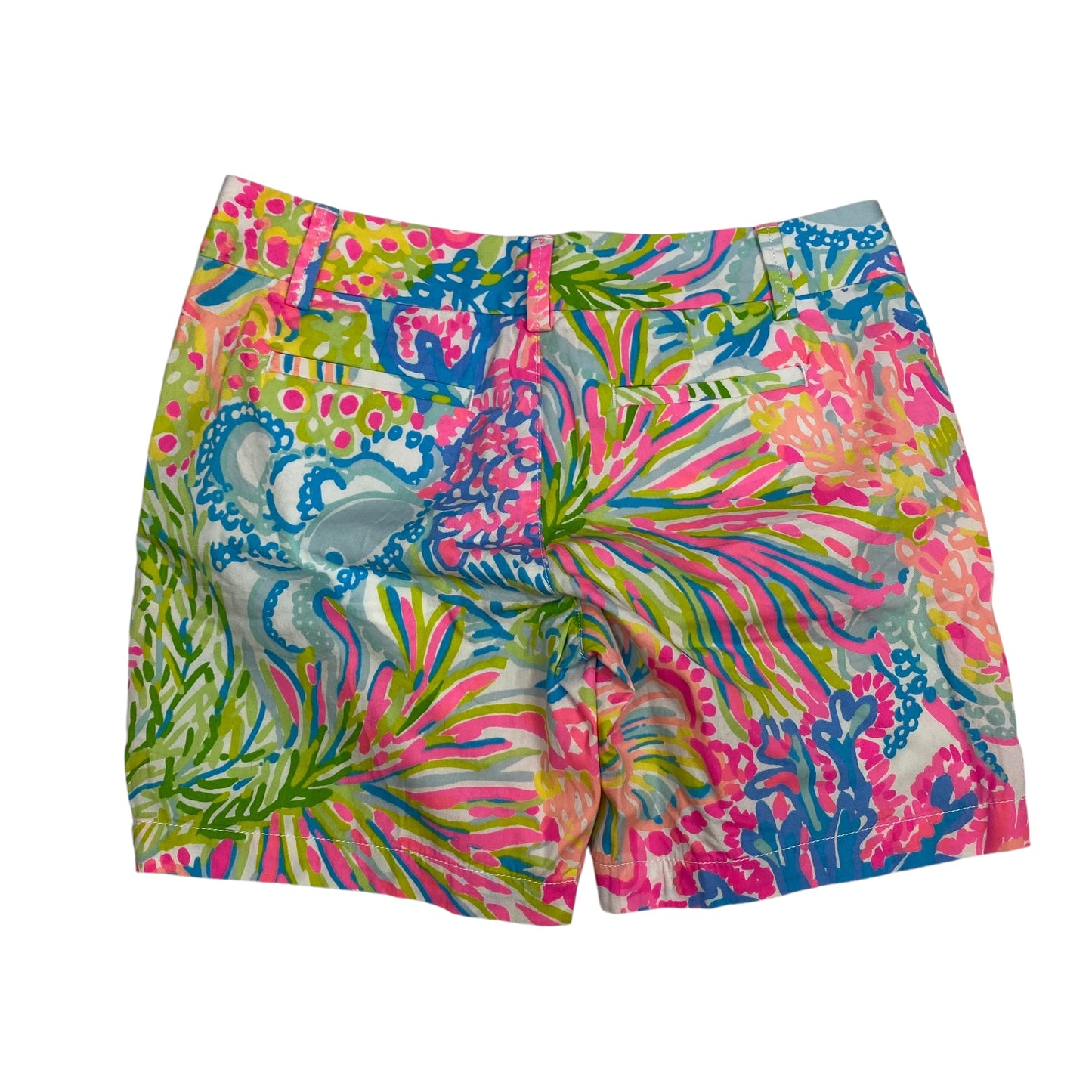 Shorts Designer By Lilly Pulitzer In Blue & Pink, Size: 0