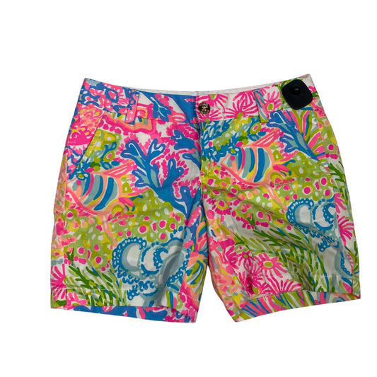 Shorts Designer By Lilly Pulitzer In Blue & Pink, Size: 0