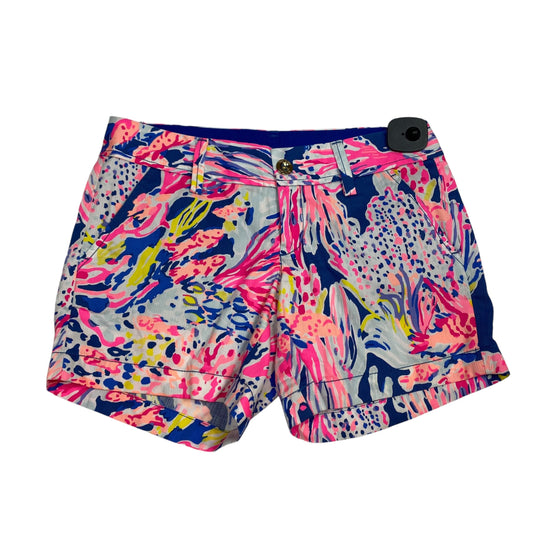 Shorts Designer By Lilly Pulitzer In Blue & Pink, Size: 0