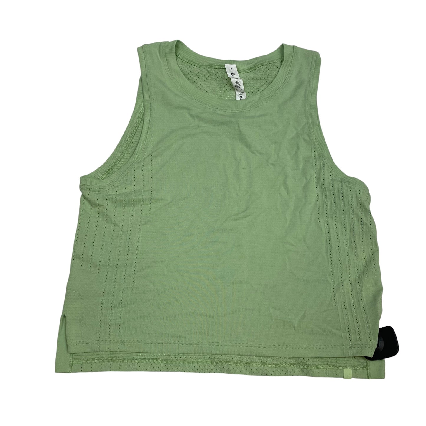 Athletic Tank Top By Lululemon In Green, Size: 4