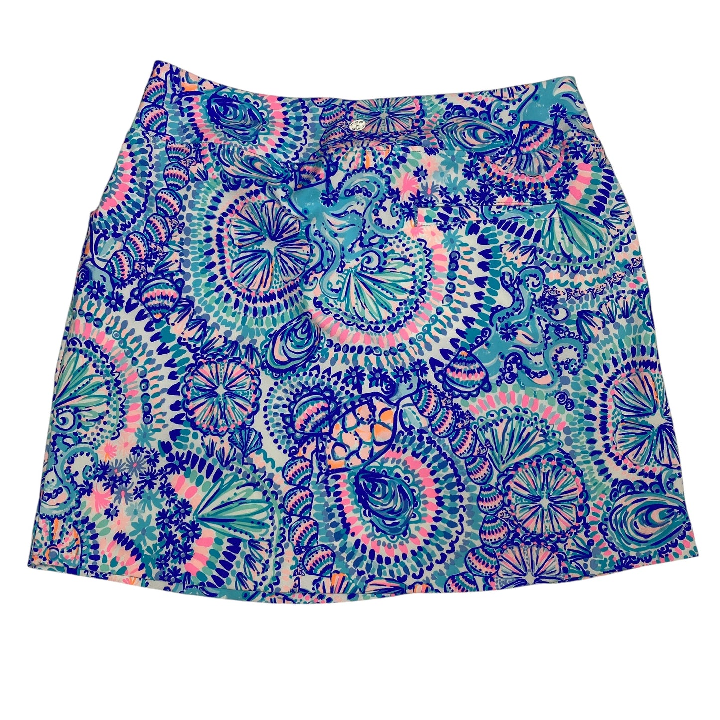 Athletic Skort By Lilly Pulitzer In Blue & Pink, Size: 8