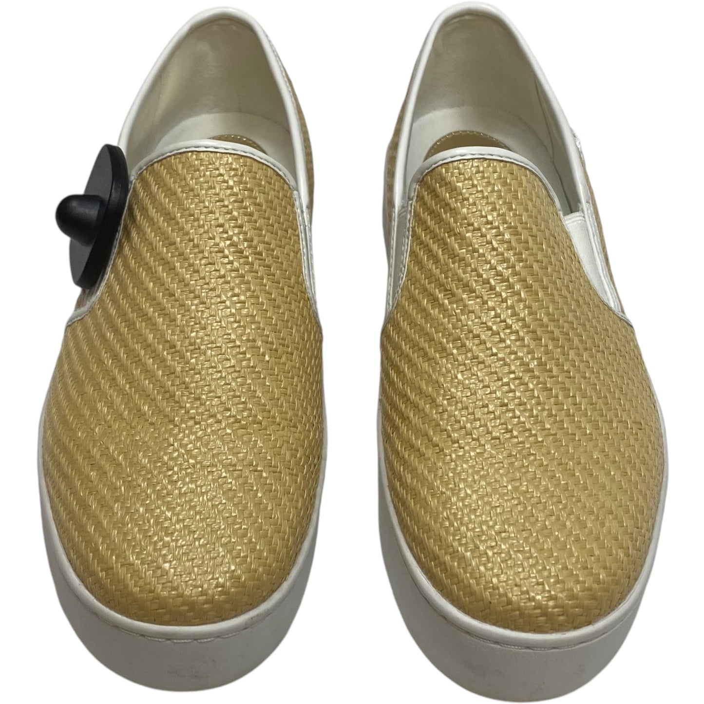 Shoes Flats By Michael By Michael Kors In Tan & White, Size: 7