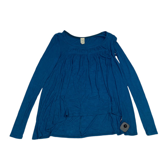 Top Long Sleeve By We The Free In Blue, Size: Xs