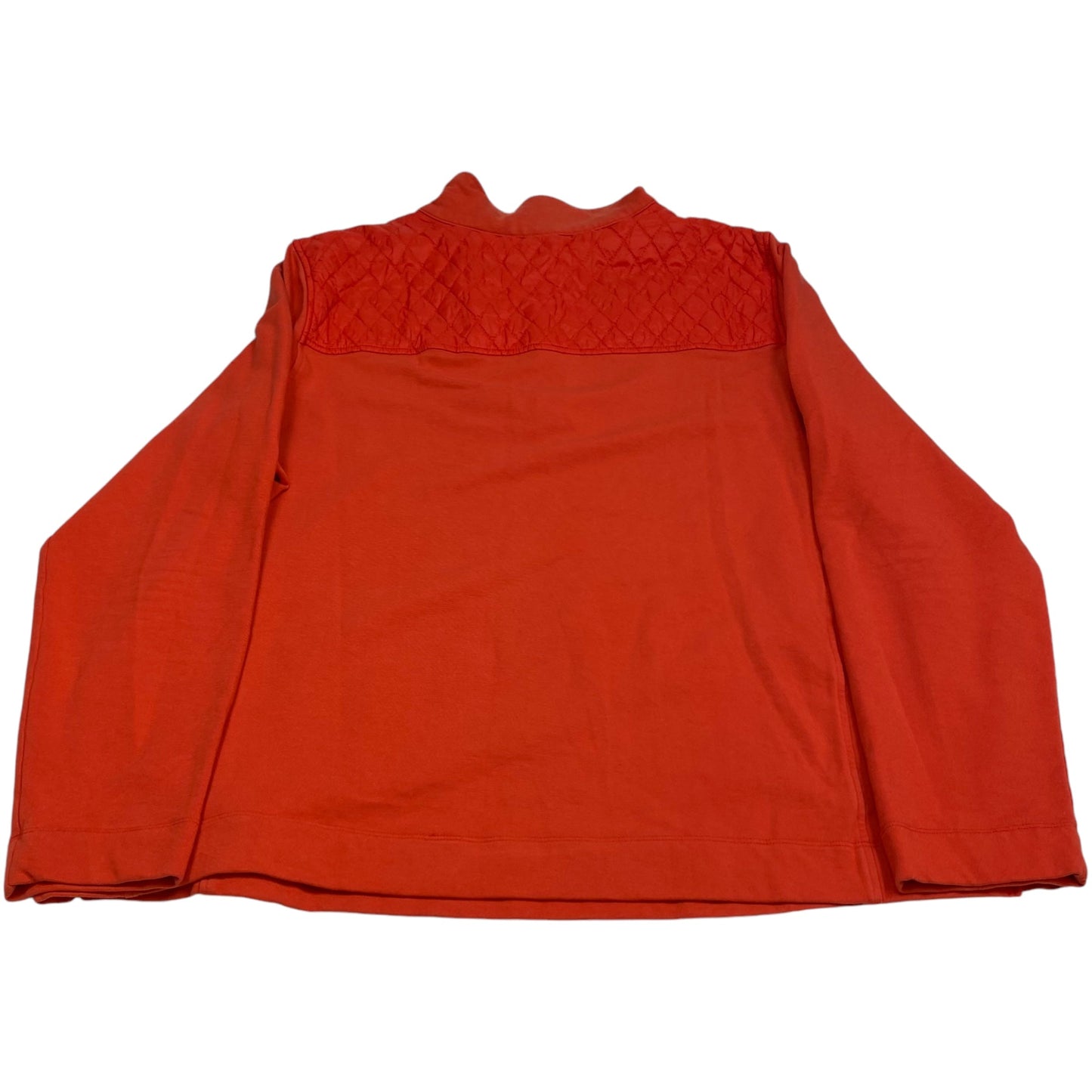 Sweatshirt Collar By Talbots In Orange, Size: 2x