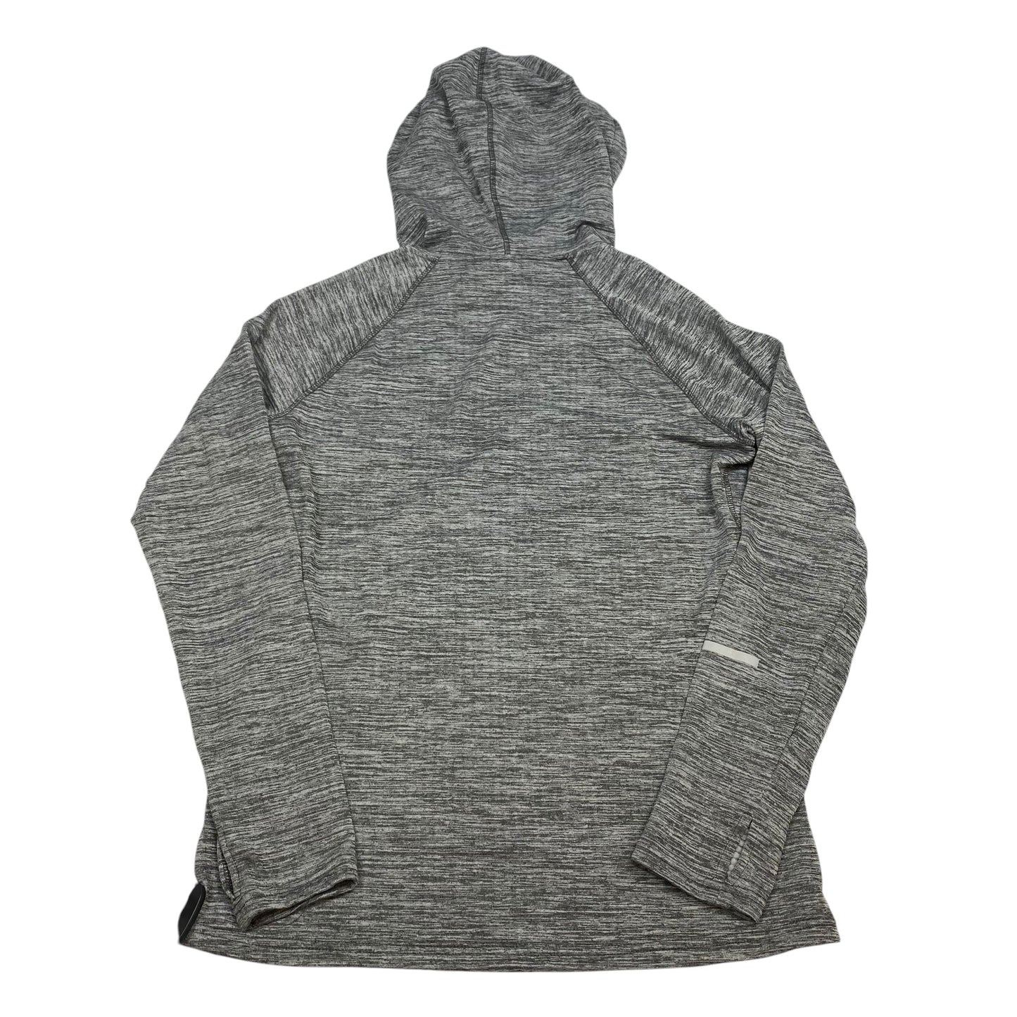 Athletic Top Long Sleeve Hoodie By Rbx In Grey, Size: M