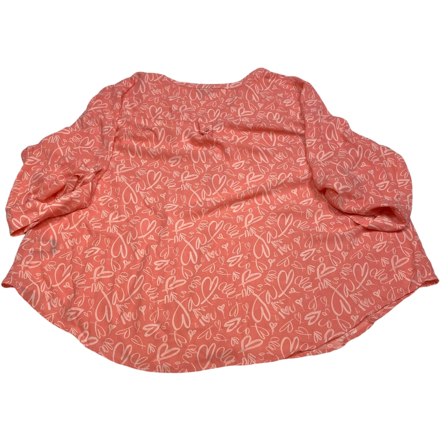 Blouse 3/4 Sleeve By Torrid In Pink, Size: 2x