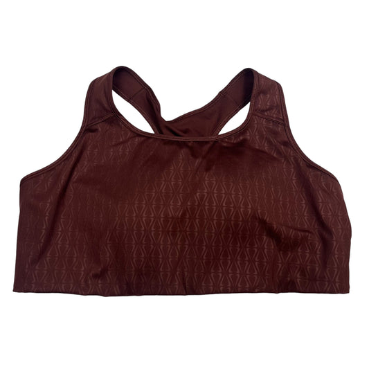 Athletic Bra By Nike In Brown, Size: 3x