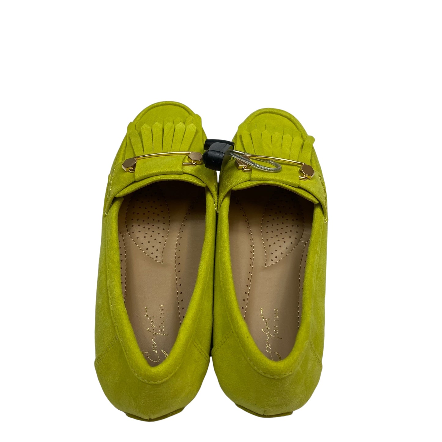 Shoes Flats By Cato In Green, Size: 6