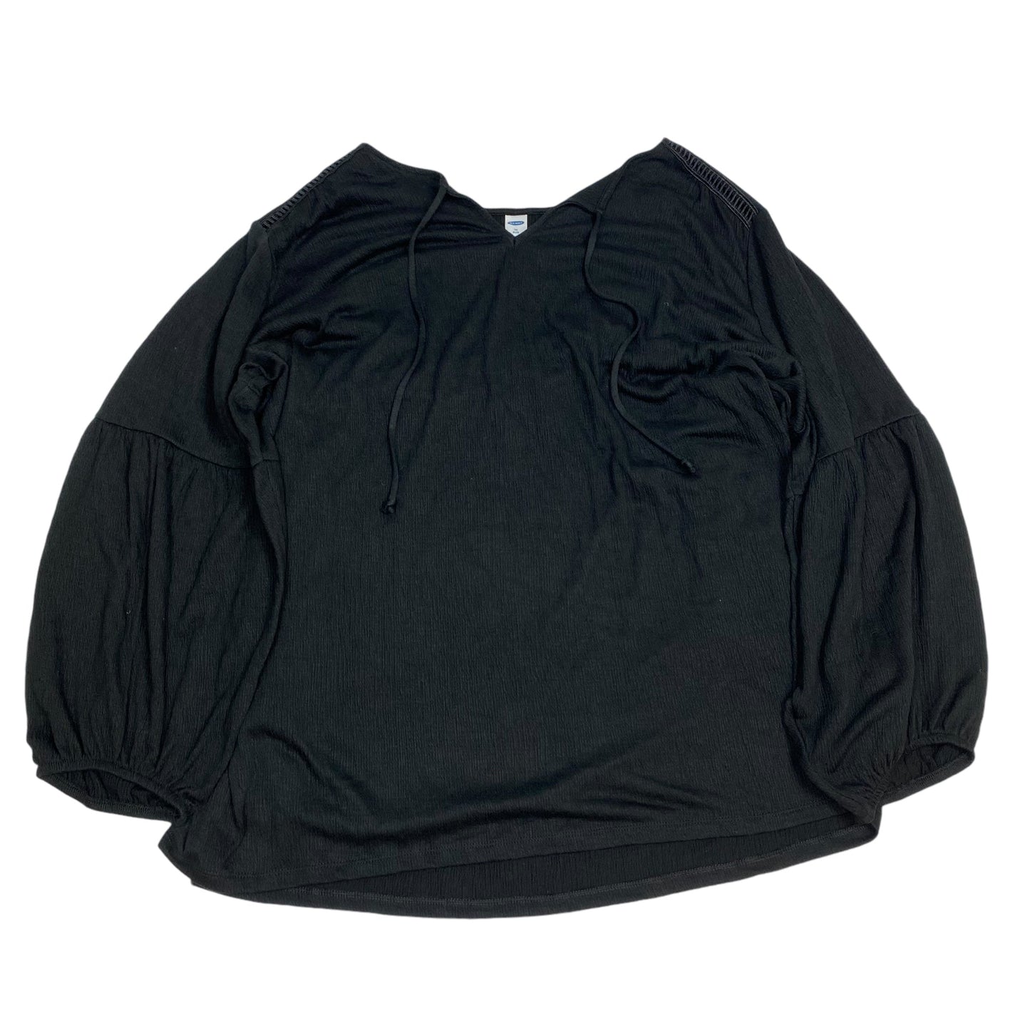 Top Long Sleeve By Old Navy In Black, Size: 3x