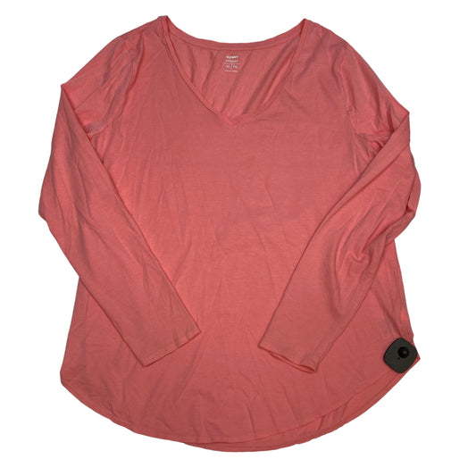 Top Long Sleeve Basic By Old Navy In Pink, Size: Xl