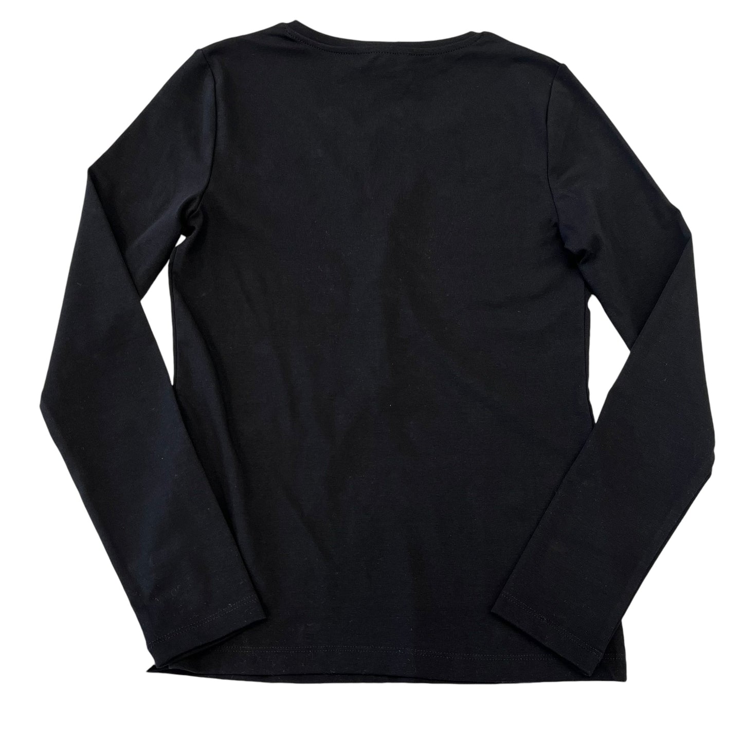 Top Long Sleeve By Banana Republic In Black, Size: S