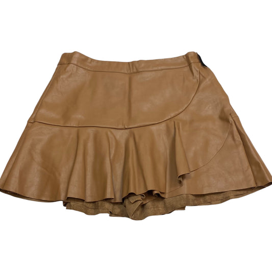 Skort By Do + Be In Brown, Size: M