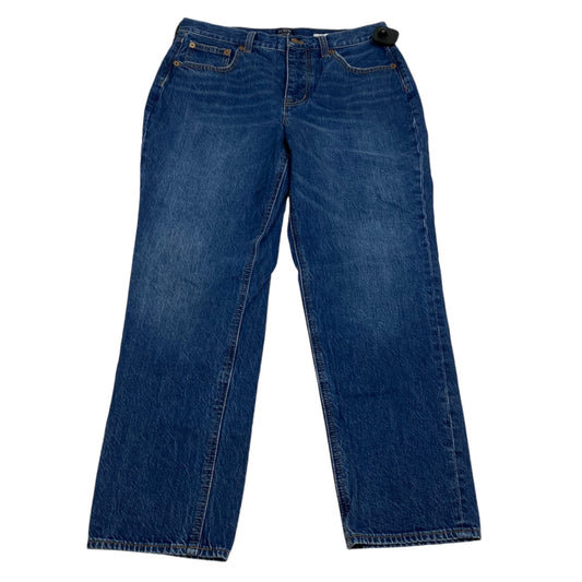 Jeans Straight By J. Crew In Blue Denim, Size: 8